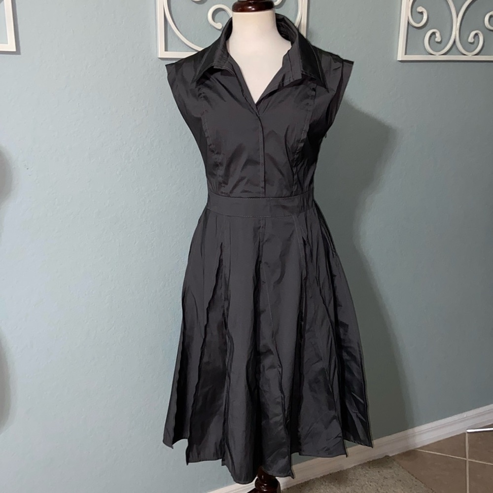 Like new unique Anett Rostel German fit flare dress